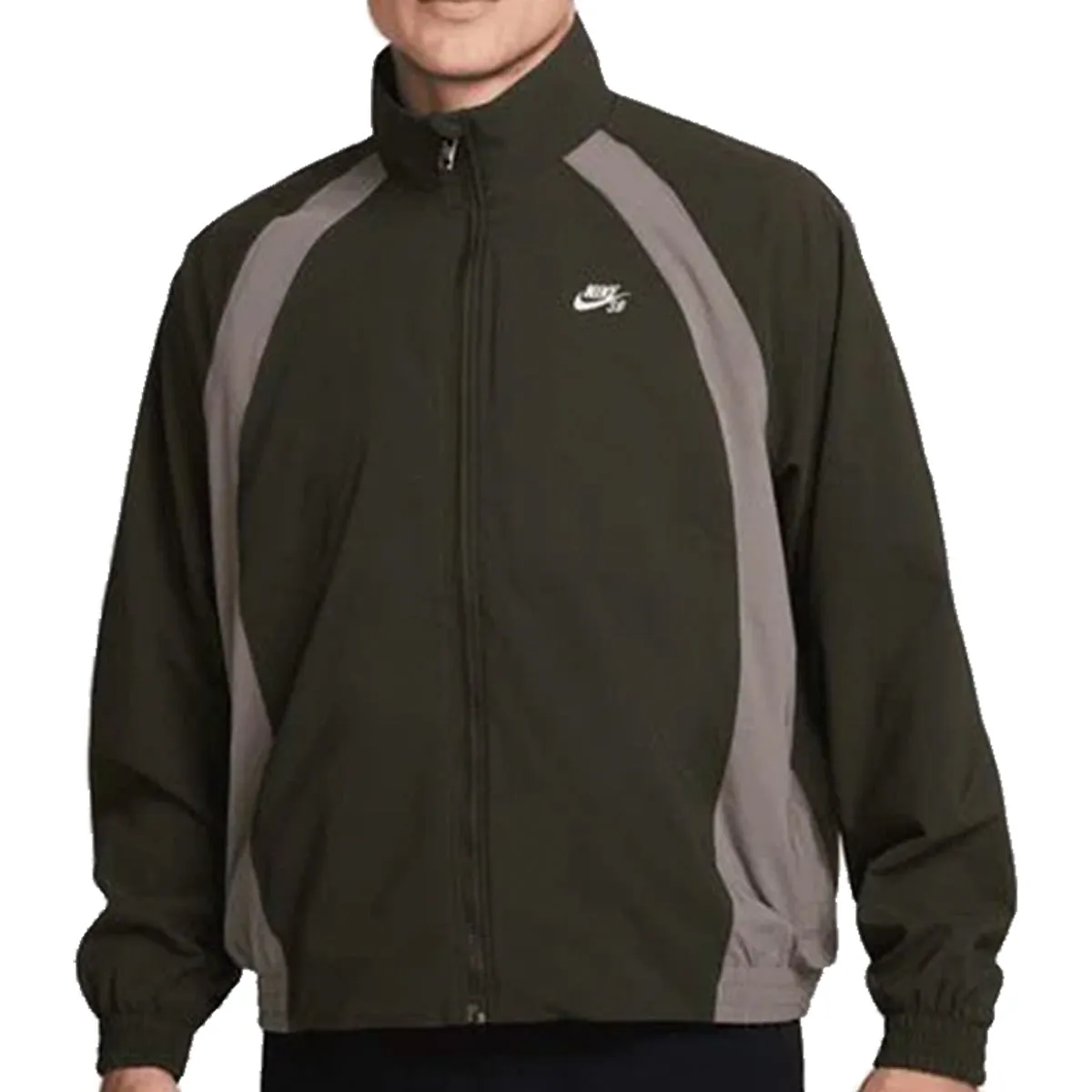 Nike SB Full Zip Woven Track Jacket - Sequoia Green