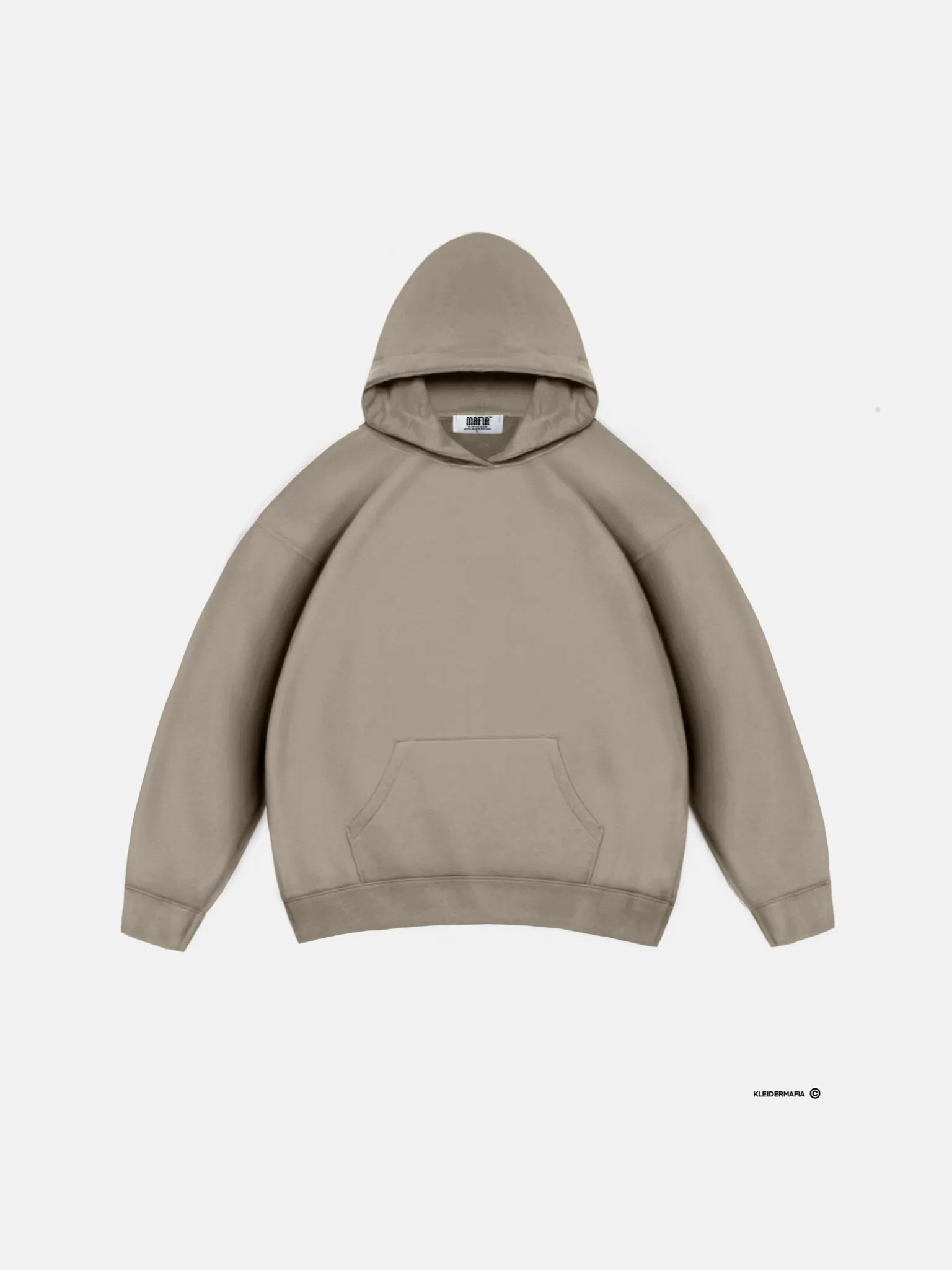 Oversize Basic Hoodie - Simply Taupe