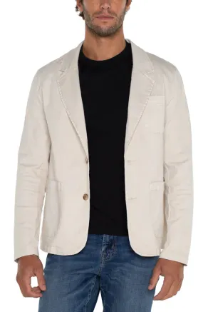 Patch Pocket Blazer in Stone