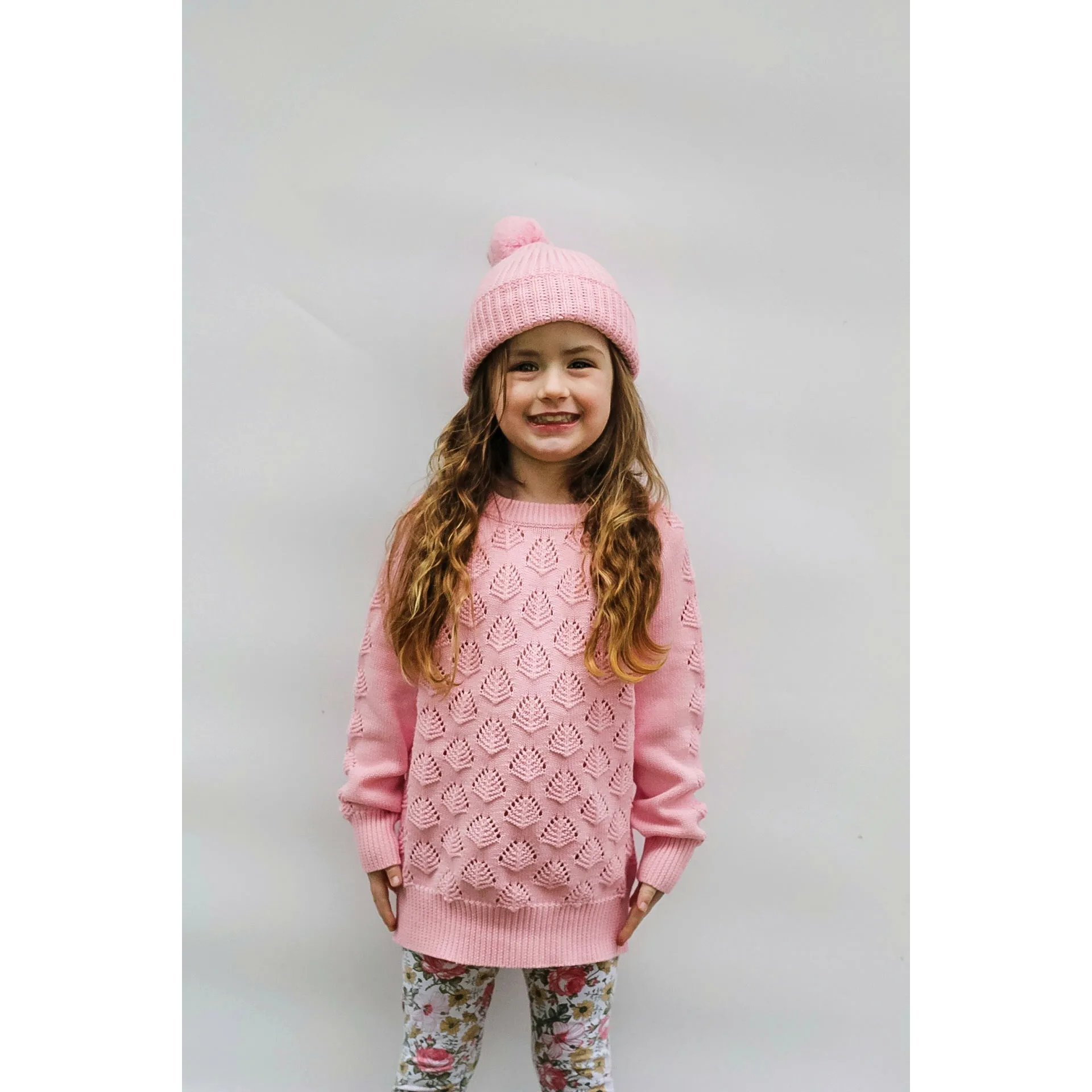 PINK KNIT JUMPER