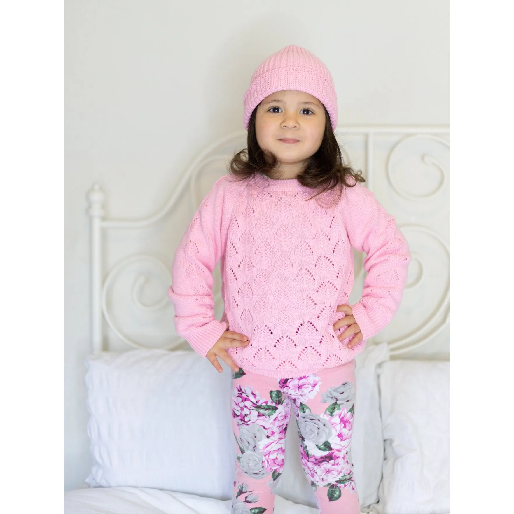 PINK KNIT JUMPER