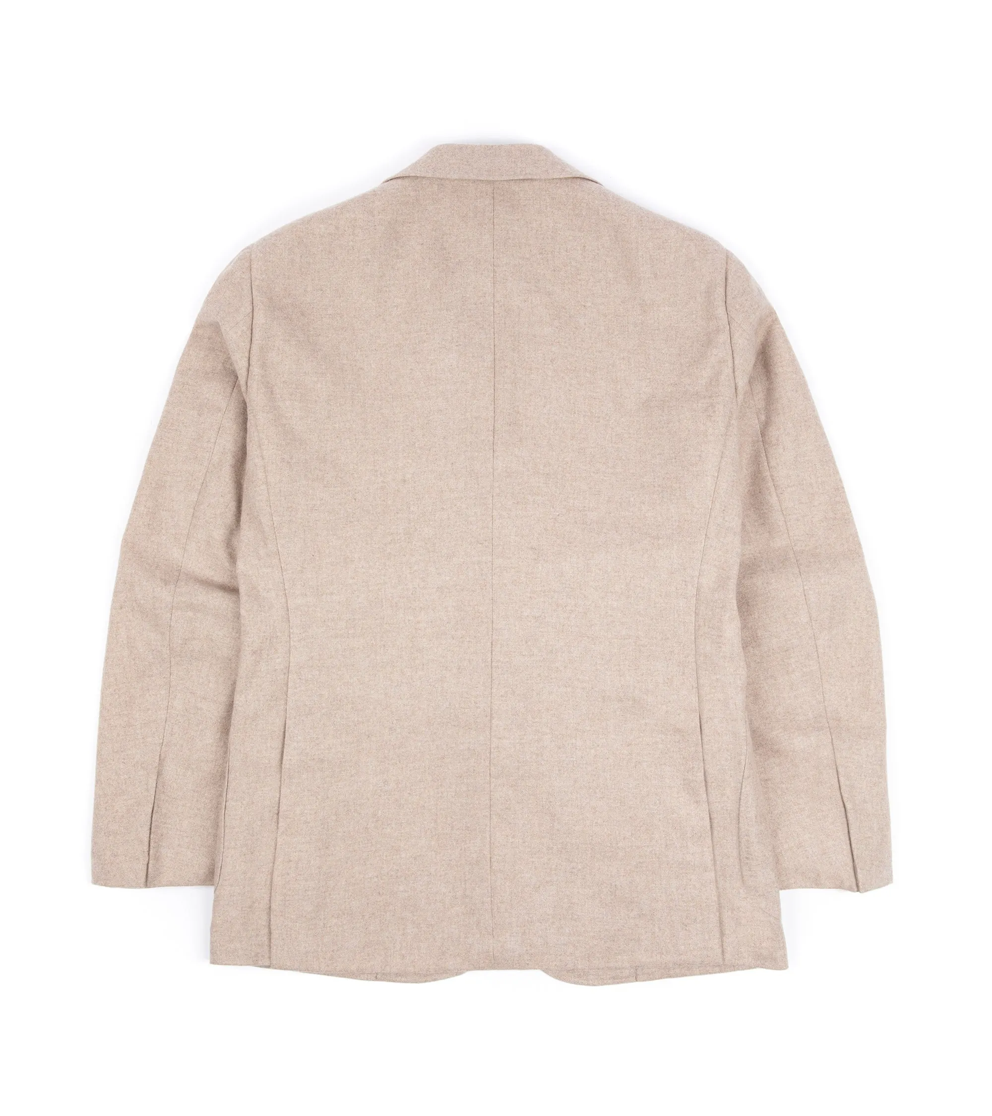 Ring Jacket Cashmere Hopsack Jacket: Beige