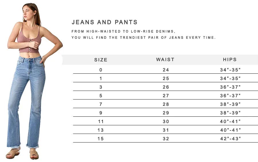 Risen Jeans - High Rise Wide Leg Jeans - RDP5176