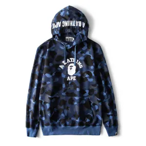 Shark Print Hoodie Male And Female Couples Wear Plus Size Loose Camouflage Pullover Hoodie Sweater