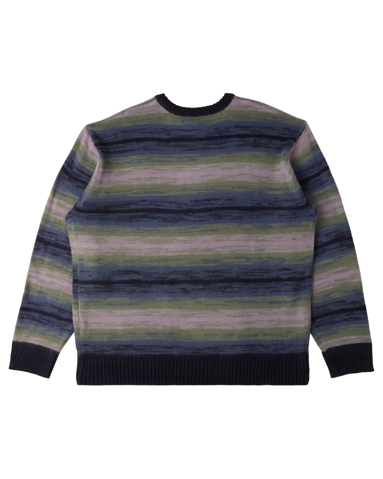 Stripe Crew Jumper in Navy