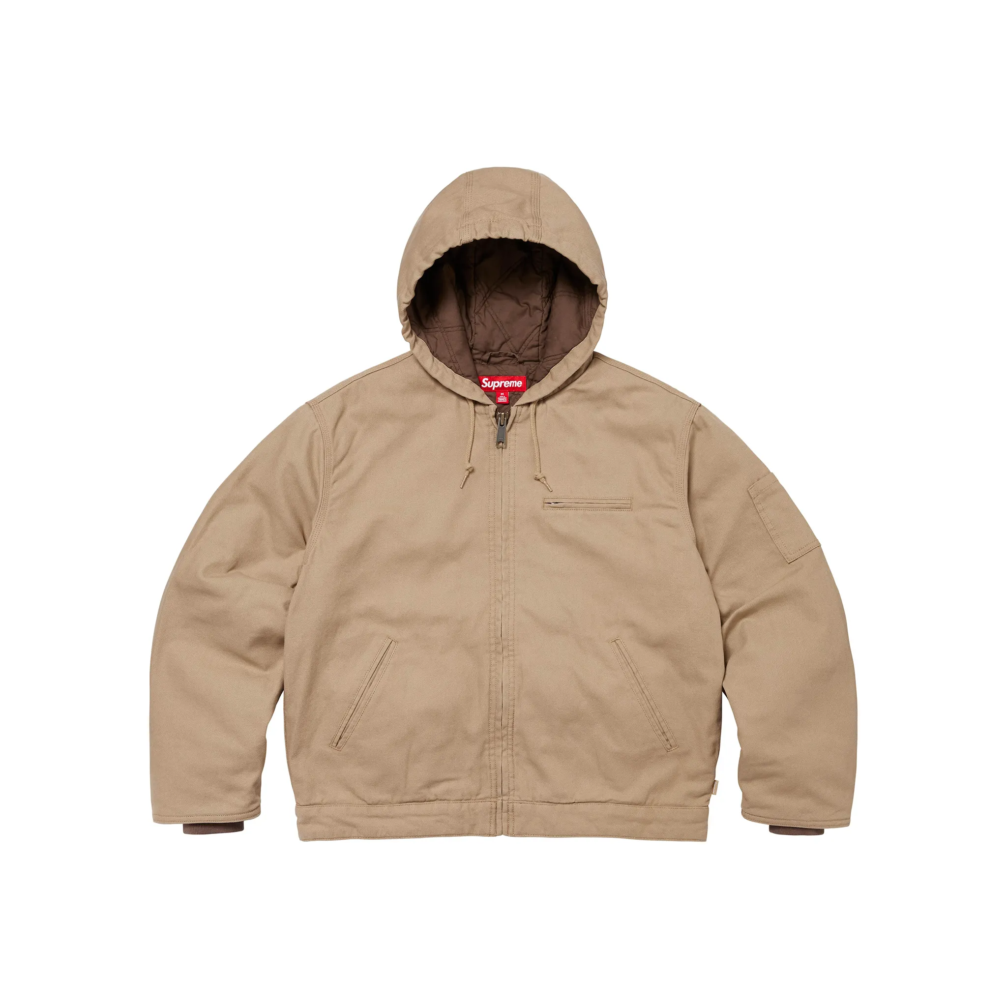 Supreme Thrasher Hooded Work Jacket Tan (FW24)