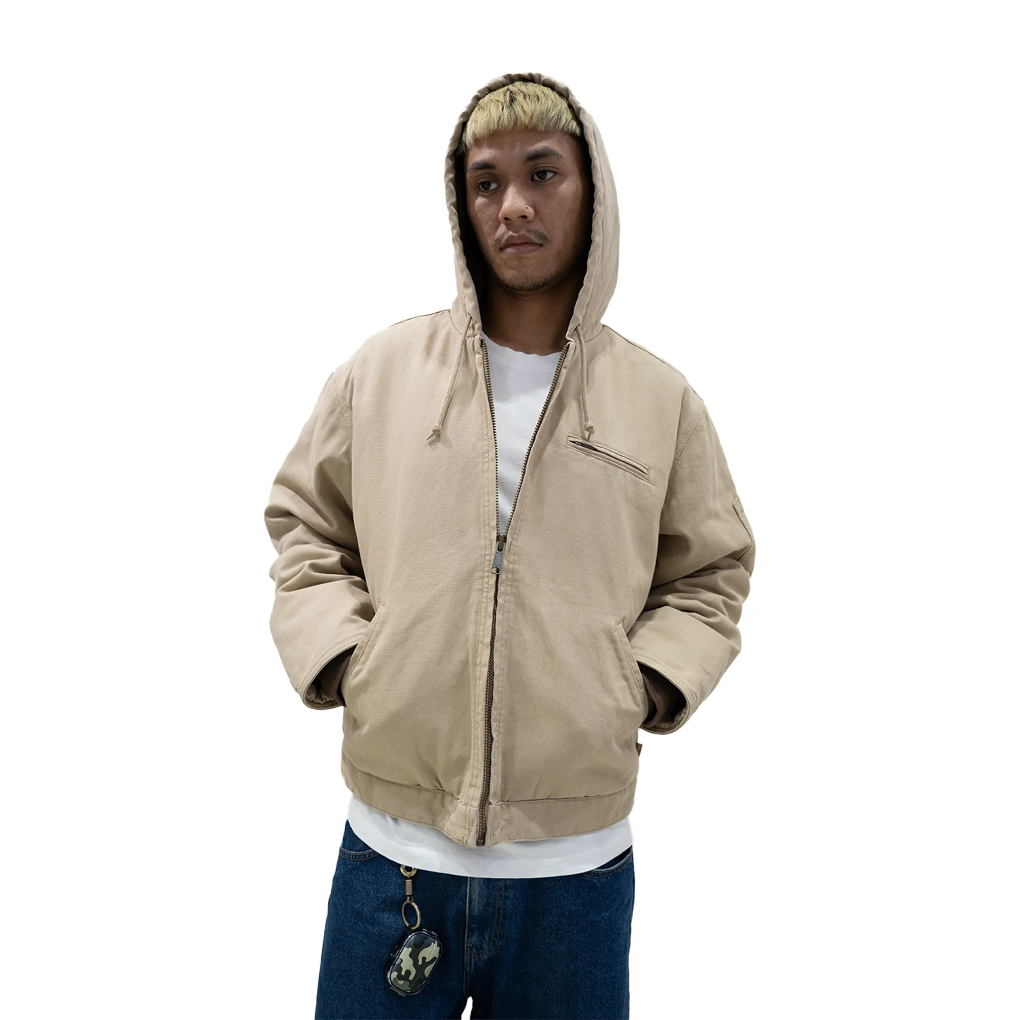 Supreme Thrasher Hooded Work Jacket Tan (FW24)