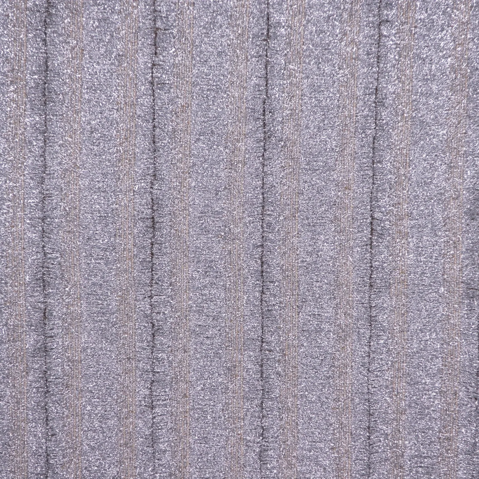 Taupe and Silver Lurex Thread Textured Abstract Tweed Bouclé Fabrics.