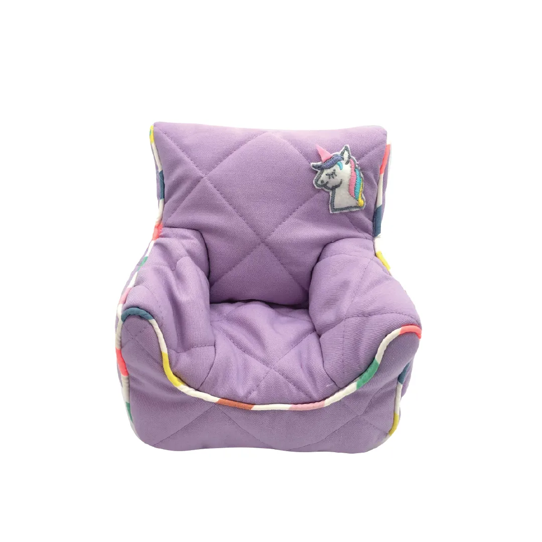 Unicorn lavender Doll Bean Chair