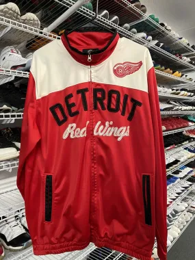 Vintage 2000sƒ?? Detroit Redwings G3 Sports by Carl Banks Track Jacket Size Large