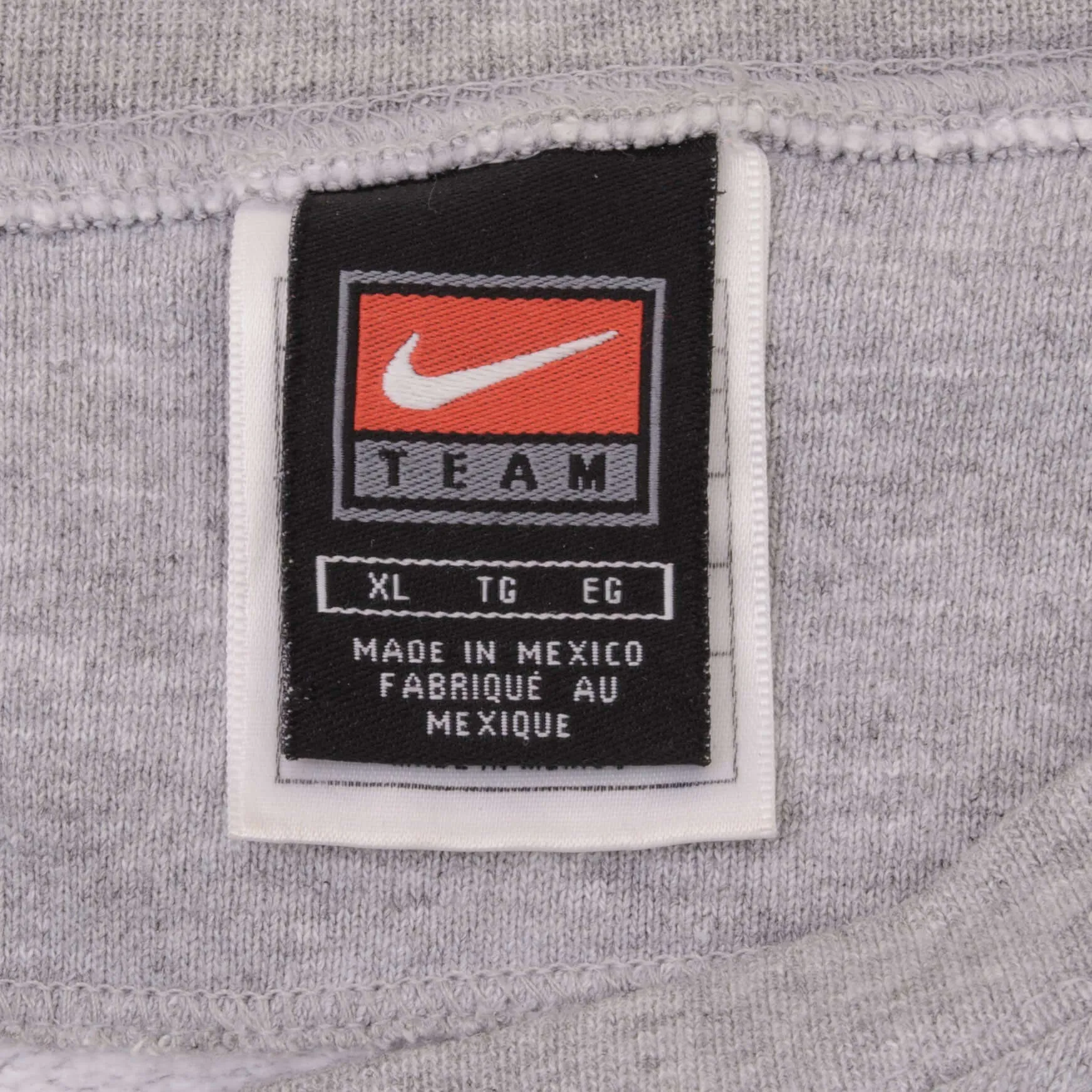 VINTAGE NIKE CLASSIC SWOOSH GREY SWEATSHIRT 1990s SIZE XL