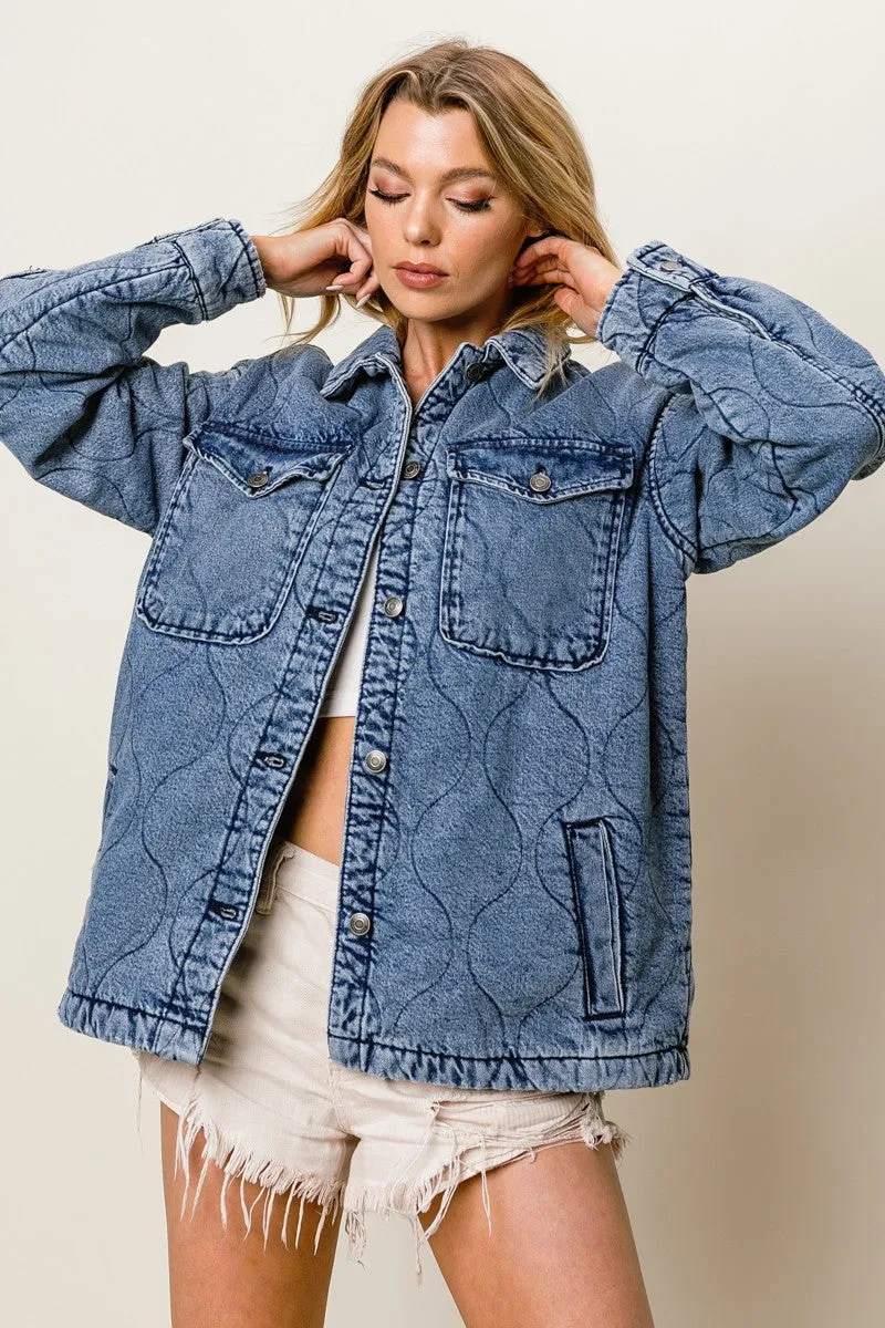 Washed Quilted Jacket