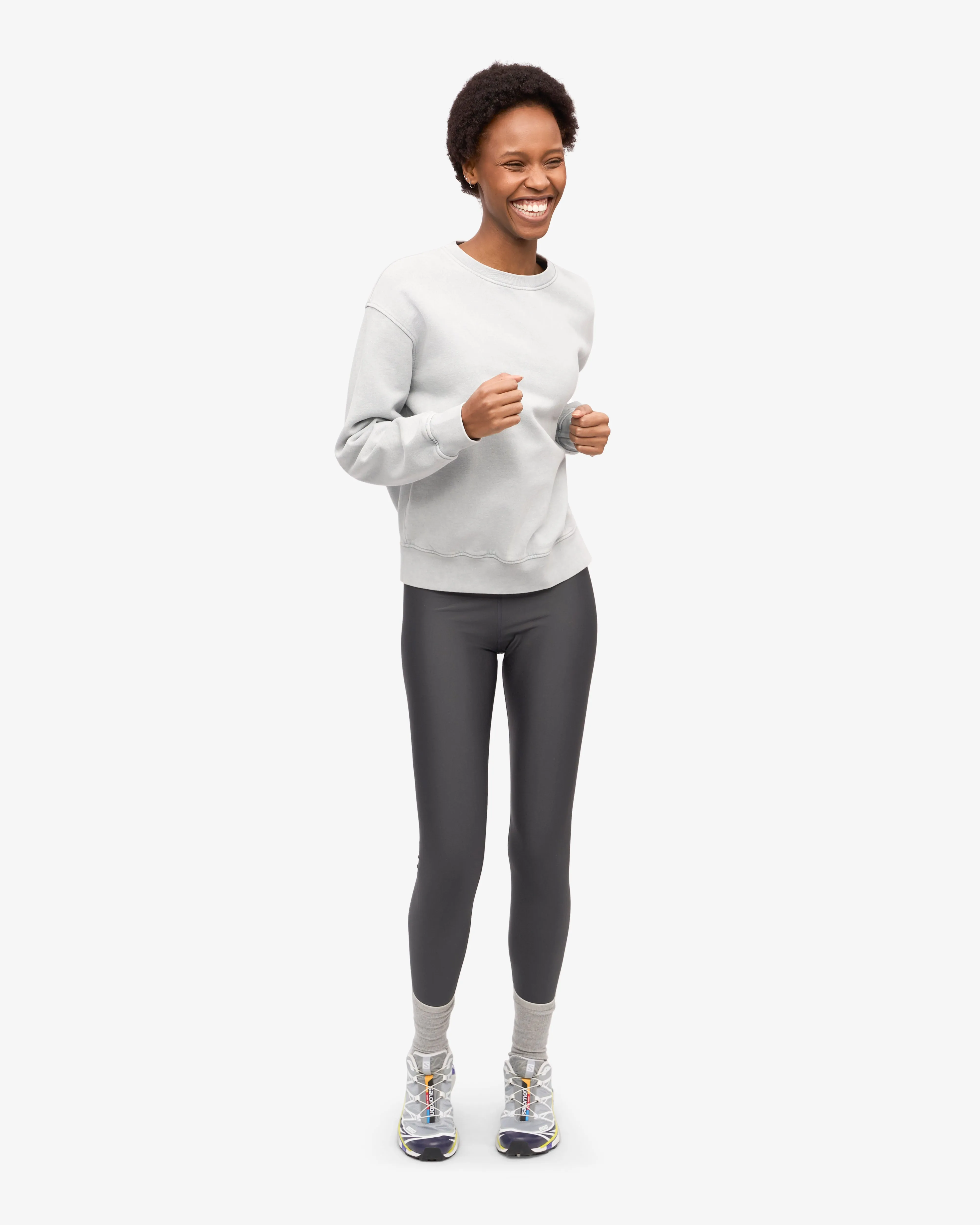 Women Classic Organic Crew - Faded Grey