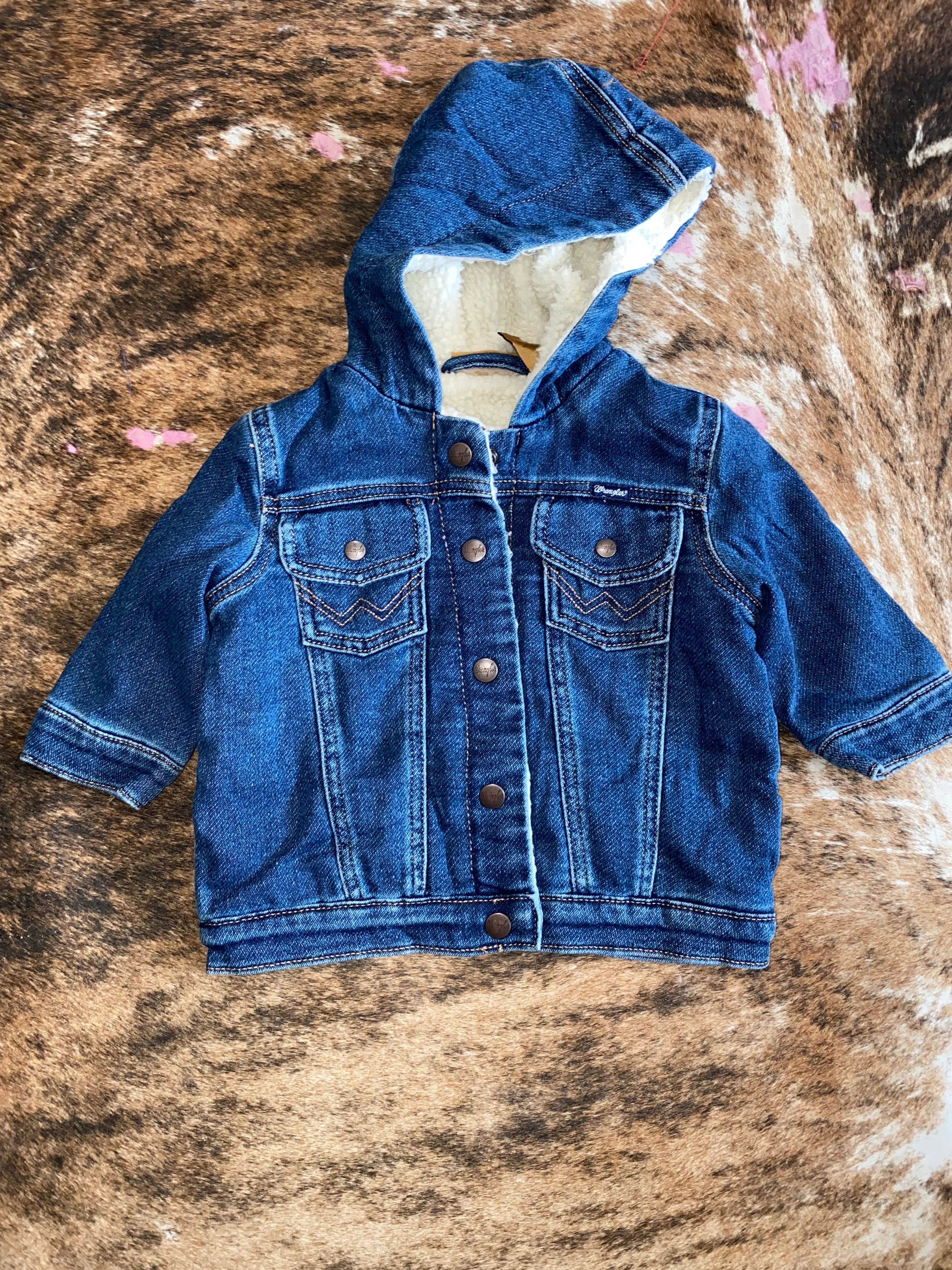 Wrangler Infant/Toddler Sherpa Lined Denim Jacket