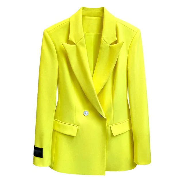 YELLOW BLAZER
