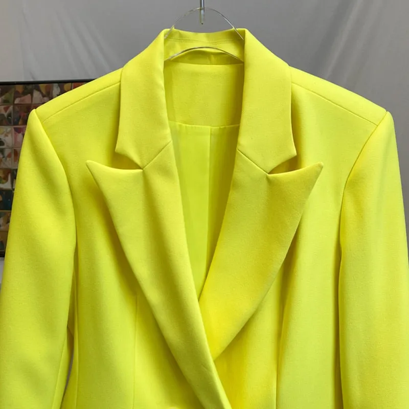YELLOW BLAZER